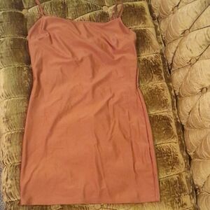 Forever 21 Gold Spandex Mini Dress